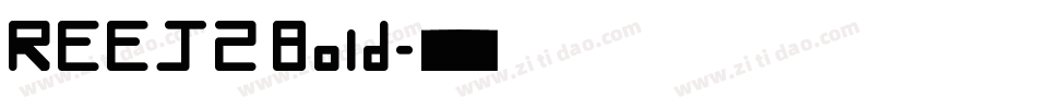 REEJZ Bold字体转换
